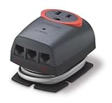 Kensington 62635F SmartSockets Portable Surge Protector with Built In Phone Line Splitter