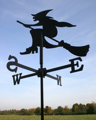 Wetterhahn Wetterfahne Hexe klein