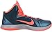 Nike Men's Lunar Hyperquickness Basketball Shoes-spice blue/bright mango-wolf grey
