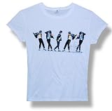 Michael Jackson Dancing White Babydoll Ladies T Shirt X LARGE New 41OmgvJPaWL. SL160 Michael Jackson Dancing White Babydoll Ladies T Shirt X LARGE New