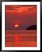 Andaman Sea Glows With Reflected Sunset, Thailand Collections Framed Art Poster Print by John & Lisa Merrill, 39x49