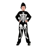 Details zu "Skelett Knochen Kostüm Halloween Fasching Kinder 130/140" Details zu "Skelett Knochen Kostüm Halloween Fasching Kinder 130/140"