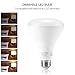 LuminWiz BR30 65W Equivalent 9W 680lm E26 Dimmable Medium Base Flood Light LED Bulb, Soft White 3000K, Pack of 4