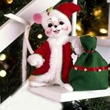 2006 Annalee 6 Jingle Bell Mouse Christmas Doll