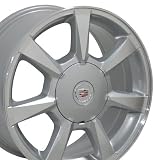 17 Factory Original Cadillac CTS STS Wheel 4623 Machined Silver 17x8 by Wheel1X