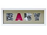 PT Photoframe Baby Letter Wood White