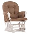 Stork Craft Hoop Glider, White/Mocha