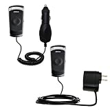 Essential Kit for the Jabra BT8040 - includes Car and Wall Charger with Rapid Charge Technology - Gomadic Brand w/ TipExchange Technology