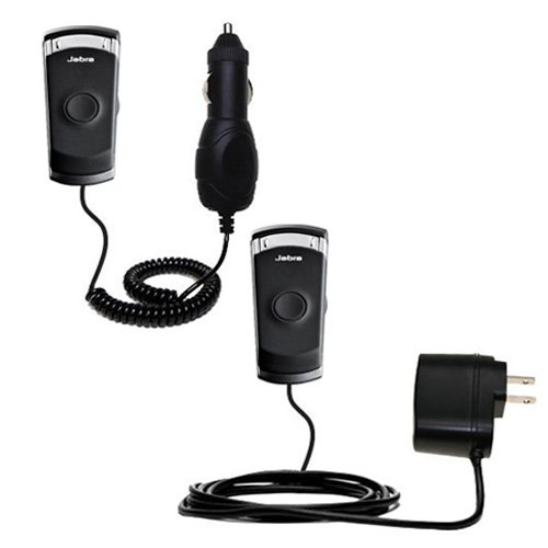 Essential Kit for the Jabra BT8040 - includes Car and Wall Charger with Rapid Charge Technology - Gomadic Brand w/ TipExchange Technology