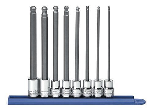 GearWrench 80573 8-Piece 3 8 Drive Metric Ball Hex Bit Socket Set