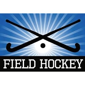 Click here to buy Field Hockey Crossed Sticks Blue Sports Poster Print - 13x19 by Poster Revolution.