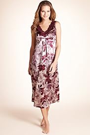 Per Una Satin Floral Long Nightdress