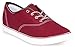 Hipster Old Skool Skate Shoe Casual Lace up Low Top Sneaker Burgandy