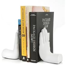 Tech Tools Desktop Madness Series Stop Hand Bookends (HS-8003)