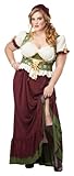 California Costumes Women's Plus-Size Renaissance Wench Plus