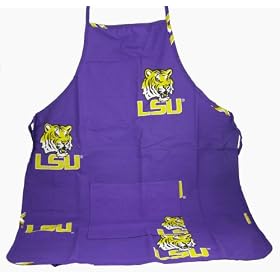 LSU Apron 26X35 with 9 pocket - LSU Fighting Tigers by 