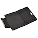 2014 Newest Slim Fit Folio Stand Leather Case Cover with Magnet Button for 7 Inch Android Tablet -6 Color Options(Black)