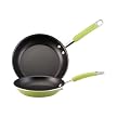 Rachael Ray 8" & 10" Nonstick Skillet Set Green