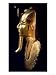 Funerary Mask of Psusennes I Art Giclee Poster Print by Egyptian 21st Dynasty, 12x16
