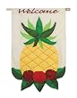 Pineapple Estate Size Applique Flag