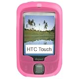 PCMICROSTORE Brand HTC Touch for Sprint Magenta Silicone Skin Case Cover