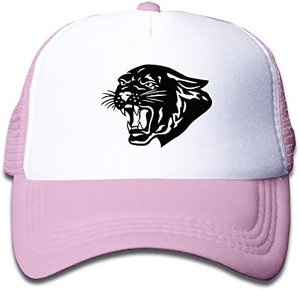 Adjustable Snapback Trucker Black Panther Kids Hat Sport Mesh Cap Pink