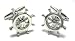 Nautical Boat Wheel Cufflinks W/Gift Box