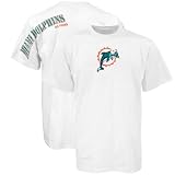 Miami Dolphins White Endzone T-shirt