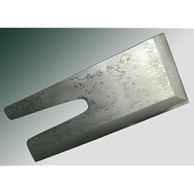 【クリックで詳細表示】※受注生産品※三條 辰守作 青紙鋼1号 鍛地(積層) 蕎麦切包丁360mm 紐巻き： ホーム＆キッチン