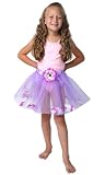 Girls Lavender Flower Petal Fairy Ballerina Princess Tutu