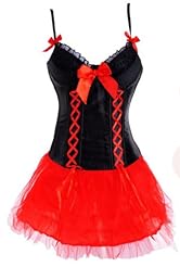 Corset   Waistline Nylon/Spandex  Dress With a Ribbon 