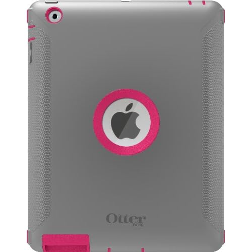 OtterBox Defender Series Case with Screen Protector and Stand for iPad 4th Generation, New Ipad & Ipad 2 - Pink Alpenglow