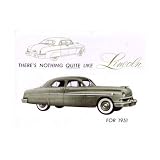 1951 LINCOLN Full Line Sales Folder Literature Piece by Lincoln