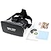 XINCI Vone 3D VR Virtual Reality Headset Glasses with NFC and Nose Padding Compatible with 4~6 Inch Smartphones to Watch 3D Videos Movies and Play Games
