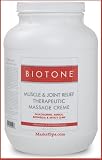 Biotone Muscle & Joint Therapeutic Massage Creme 1Gallon