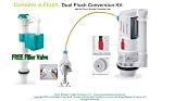 Conserv-A- Flush Dual Flush Toilet Conversion Kit With Filler Valve