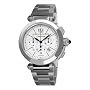 Cartier Men's W31085M7 Pasha Silvered Opaline with Guilloche Inner Square Dial Watch