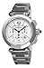 Cartier,Cartier Men's W31085M7 Pasha Silvered Opaline with Guilloche Inner Square Dial Watch,Cartier,W31085M7,Cartier-Watch-W31085M7