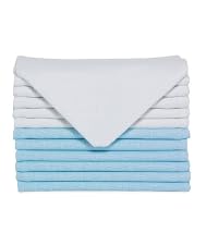 Mothercare muslin squares - blue - 12pk
