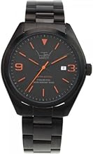 LTD Watch Unisex Limited Edition Steel Ex Collection Watch LTD 280202 With Solid Ip Black Plated Stainless Steel Bracelet, Black Dial, Case & Bezel