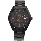 LTD Watch Unisex Limited Edition Steel Ex Collection Watch LTD 280202 With Solid Ip Black Plated Stainless Steel Bracelet, Black Dial, Case & Bezel