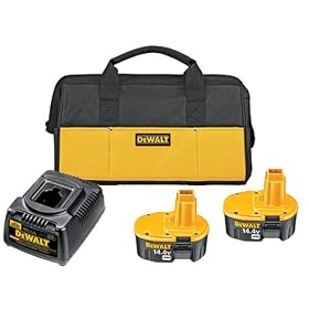Click here to buy DeWALT DWKITD 14.4V Starter Kit w  (2) DC9091 XRP Batteries, DW9116 Charger and 18 Nylon Tool....