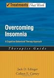 Overcoming Insomnia: A Cognitive Behavioral Therapy Approach Therapist Guide 41OnJPat2cL. SL160 Overcoming Insomnia: A Cognitive Behavioral Therapy Approach Therapist Guide