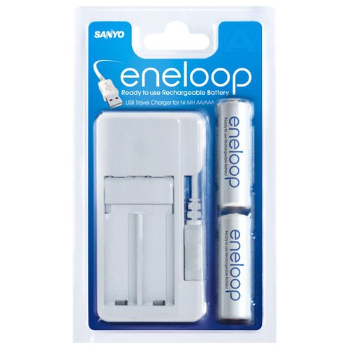 Sanyo Eneloop USB-Ladeger&auml;t inkl. 2x AA Akku