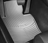 BMW 3 Series Coupe All Weather Rear Rubber Floor Mats (2007+) - Gray