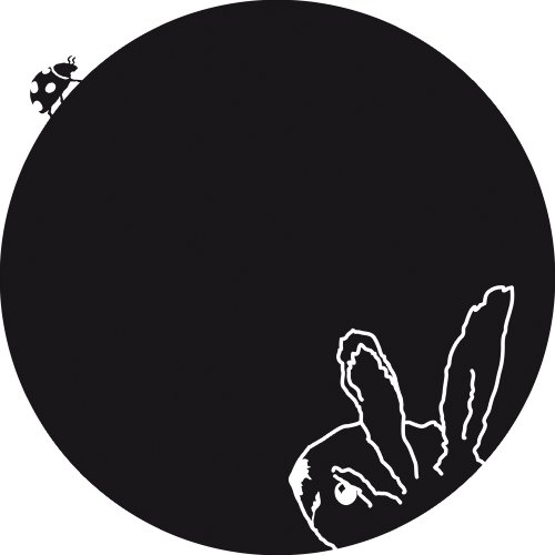 ミミ・ルゥ ウサギ(黒板仕様) ブラック ART0093