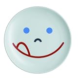 Mono 70995 Smily, Porzellan Kinderteller, 19.5 cm, lose