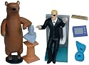 Adult Swim Action Figure Set - Harvey Birdman Phil Ken Sebben and Bear Action Figure 2-pack