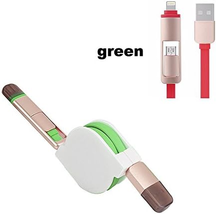 TOTOP USB Charging Cable, Charging Cable for Iphone 5, 5s, 5c, Iphone 6, 6 Plus &amp; Micro USB Sync Data Charger Cord (2in1) for Samsung / HTC / Lg / Nexus , Supports Wide Variety Smartphones