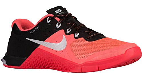 Nike Women's Metcon 2 training shoes-Bright Mango/Black